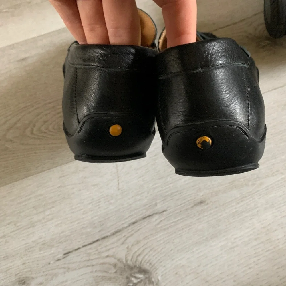 Samuel Hubbard Mens Black Free Spirit‎ Leather Loafers